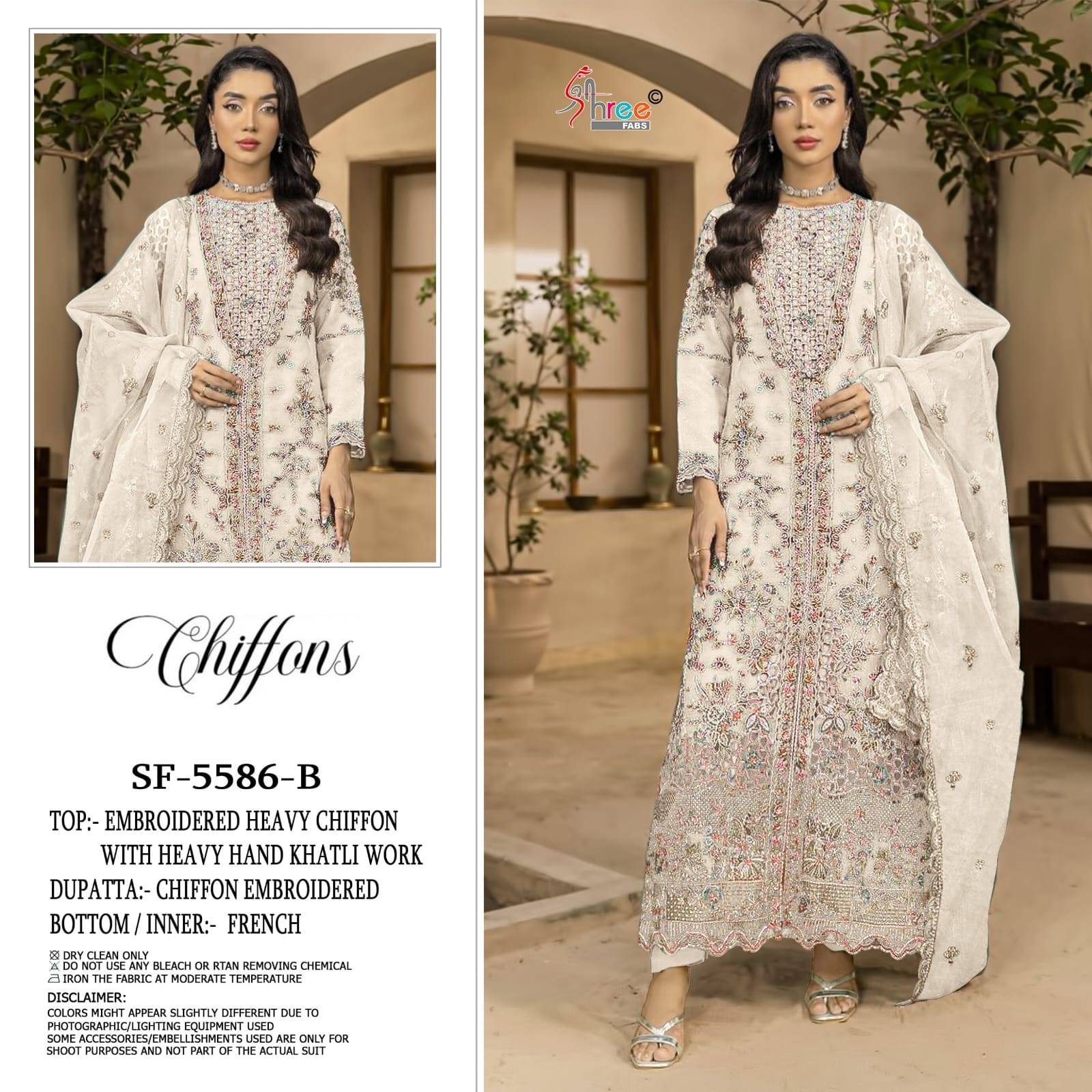 5586 COLOR By SHREE FABS Beautiful Pakistani Suits Colorful Stylish Fancy Ethnic Wear Chiffon Dresses At Wholesale